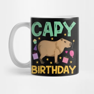 Capy Birthday Cappybara Capybara Mug